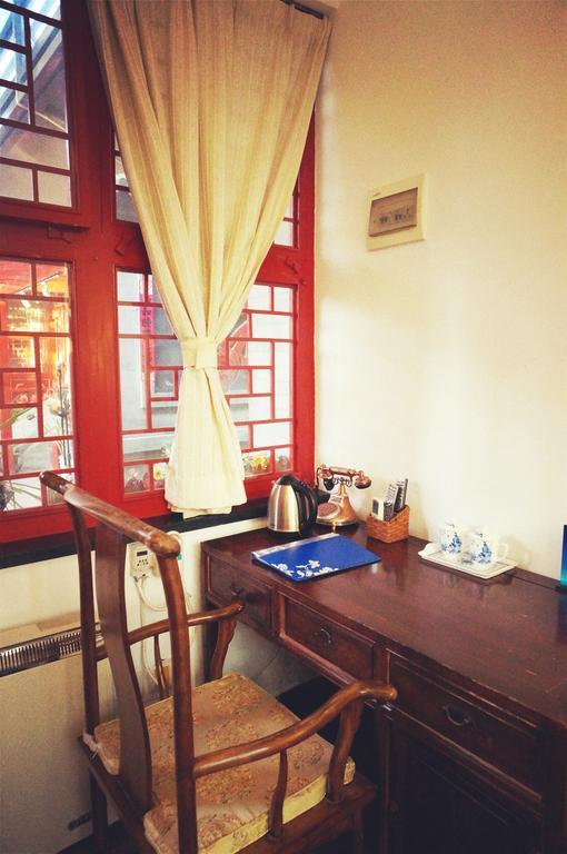Templeside Deluxe Hutong Hotel بكين الغرفة الصورة
