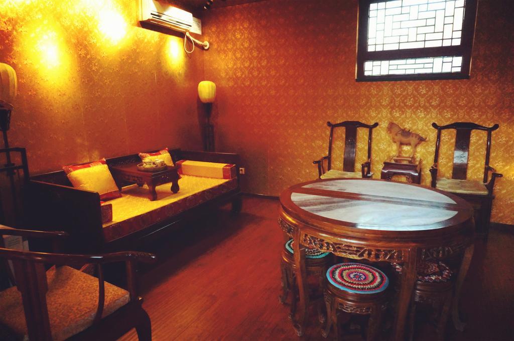 Templeside Deluxe Hutong Hotel بكين الغرفة الصورة