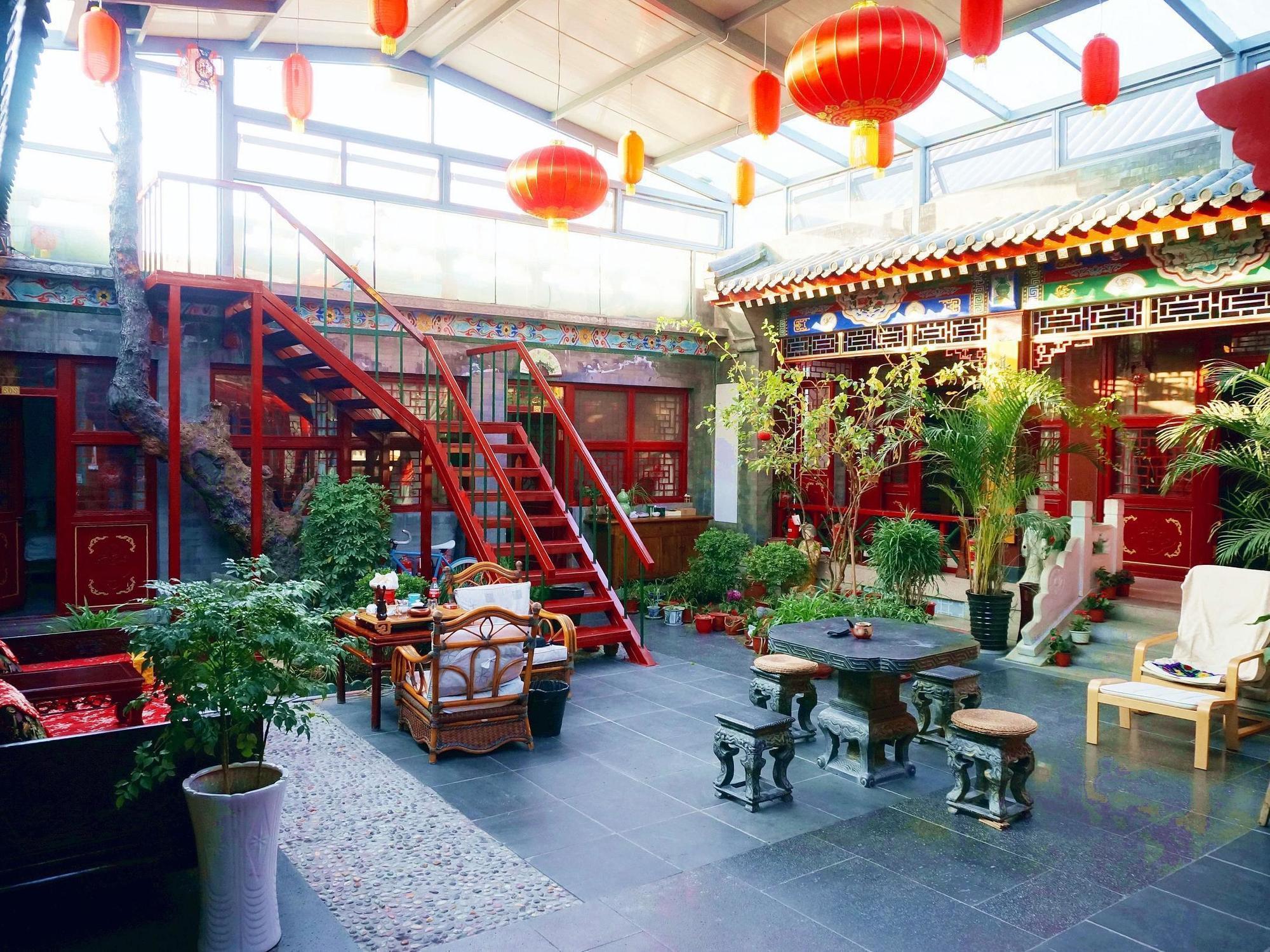 Templeside Deluxe Hutong Hotel بكين المظهر الخارجي الصورة